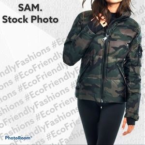 SAM.  Women’s Camo Freestyle Puffer Jacket